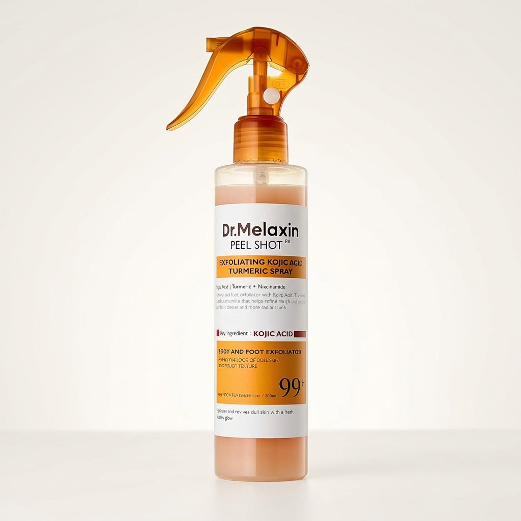 Spray. Sweep away dullness. Glow.